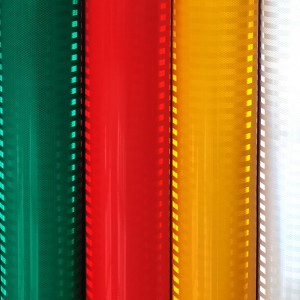 10 Years Durability High Intensity Prismatic Reflective Sheeting - Thickness 0.45mm