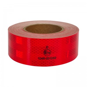 RED Ece 104 Marking Reflective Tape for Vehicle Safety Marking